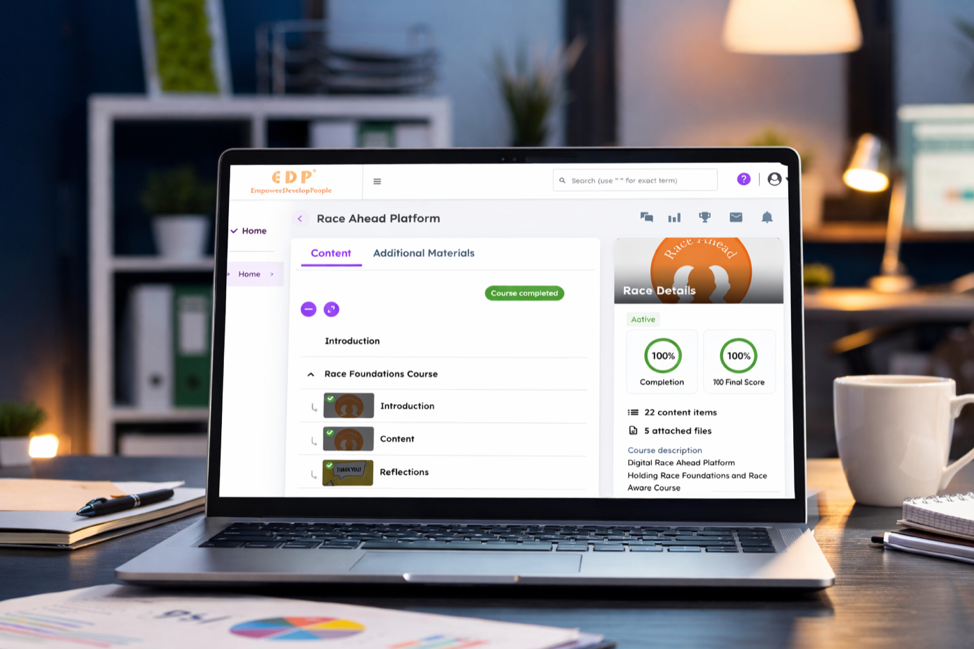 The EDP Allyship Community digital learning platform