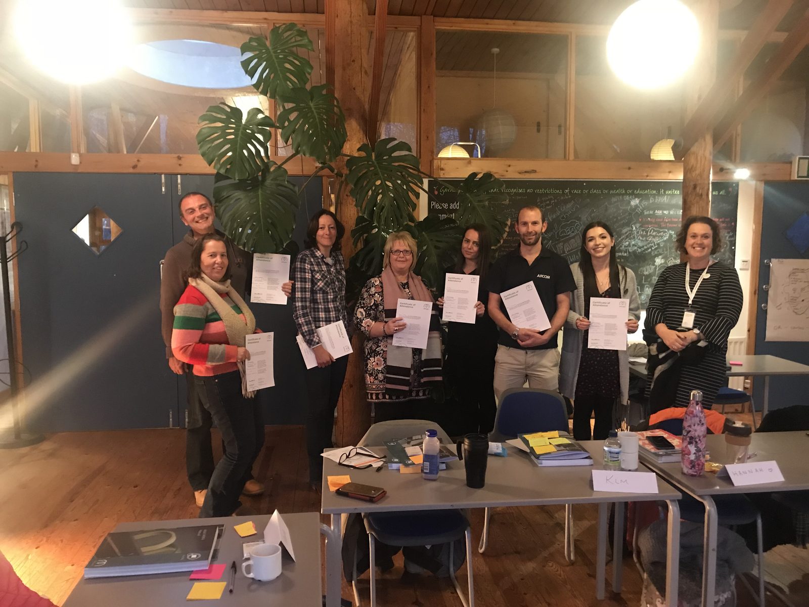 One of our early open MHFAider Courses at the beautiful Greenhouse Venue.